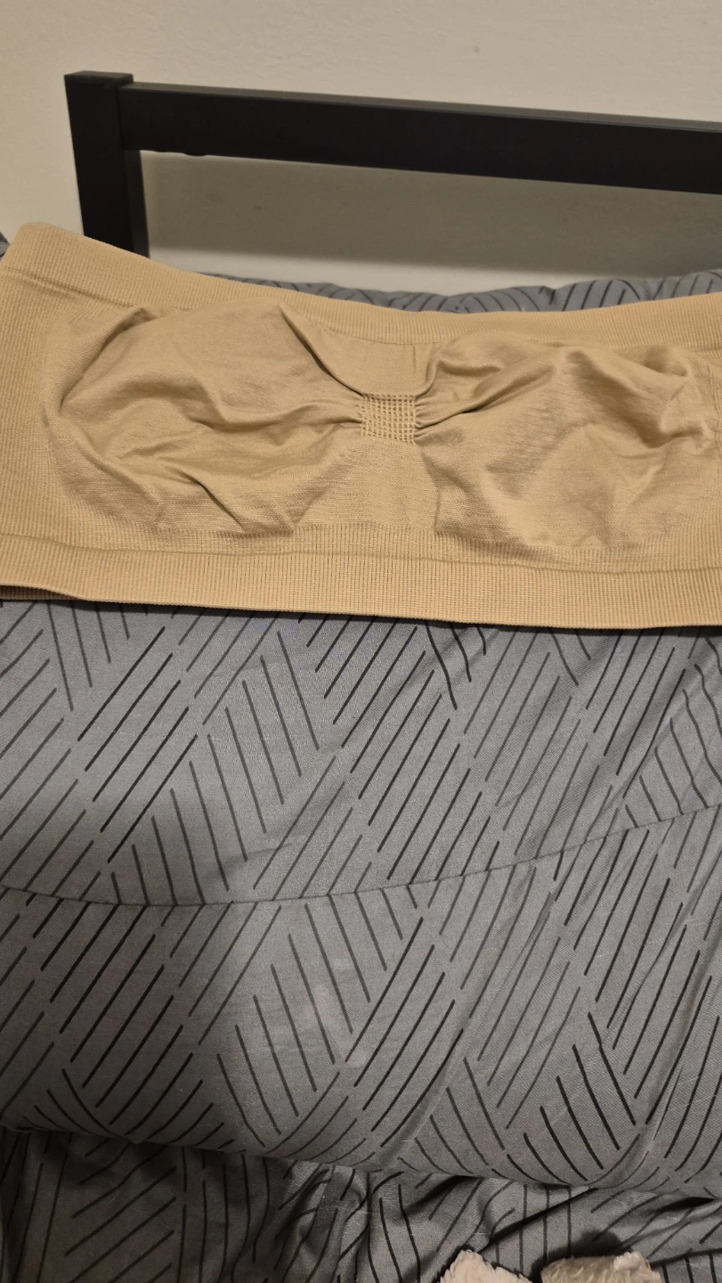 Seamless Bandeau Bra Top - White &  2Tan - photo 3