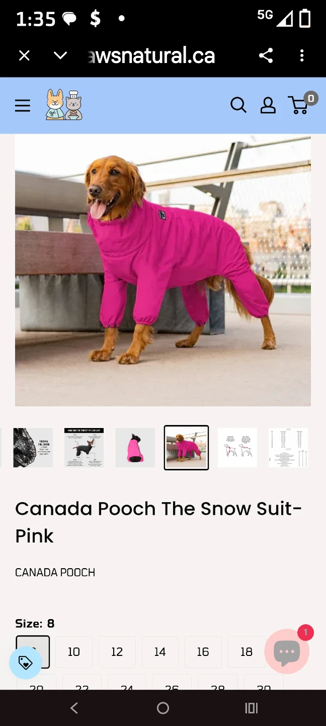 Canada Pooch The Snow Suit - Pink - photo 3