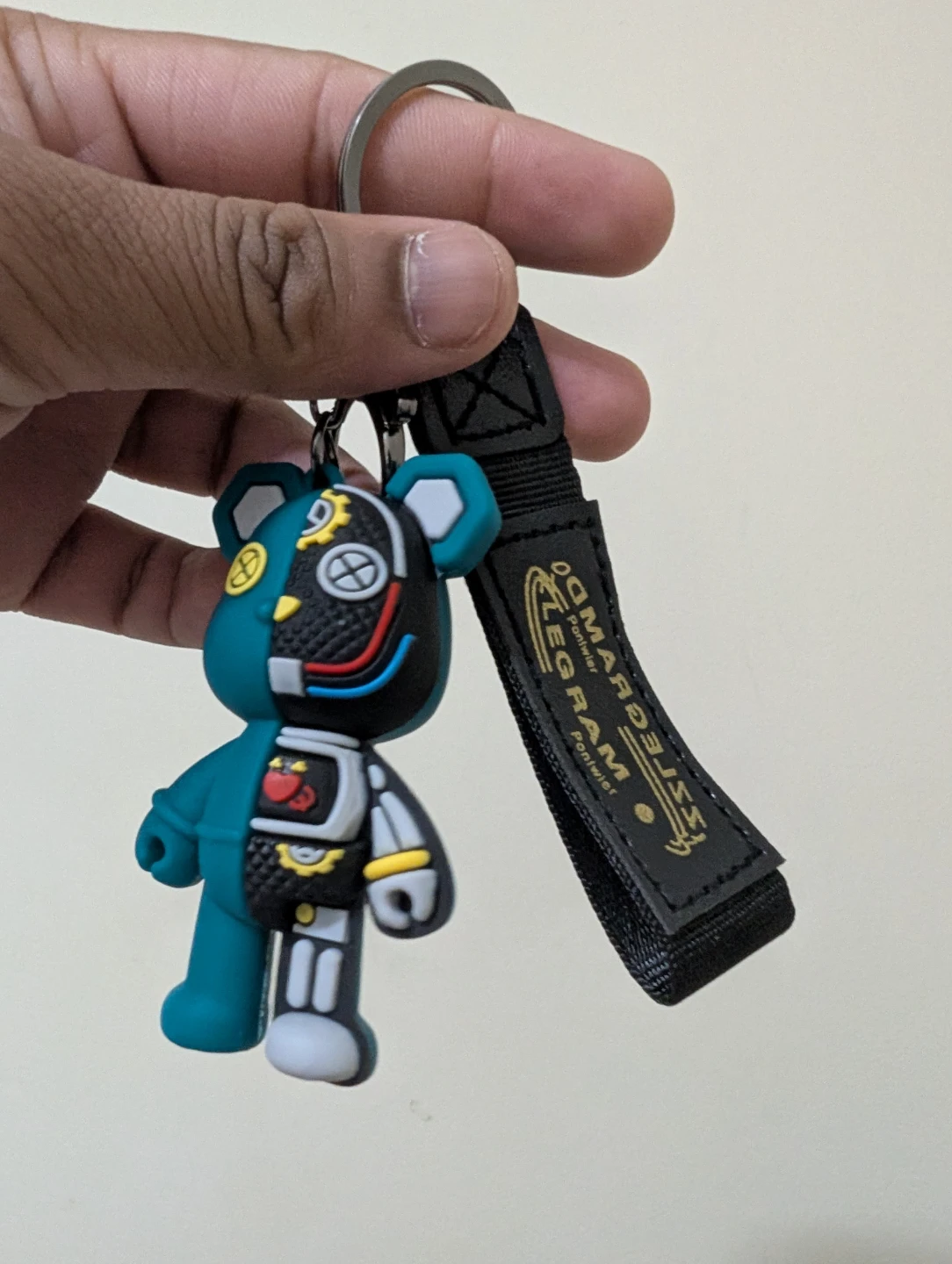 Steampunk Bear Keychain