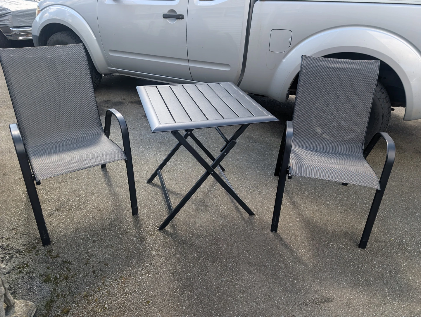 Patio table and chairs