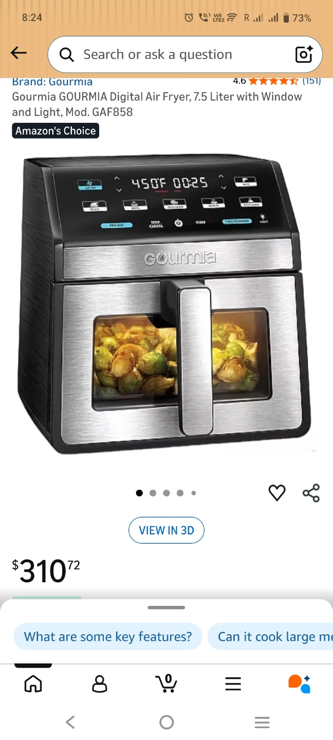 Gourmia 7.6L Digital Air Fryer - photo 5