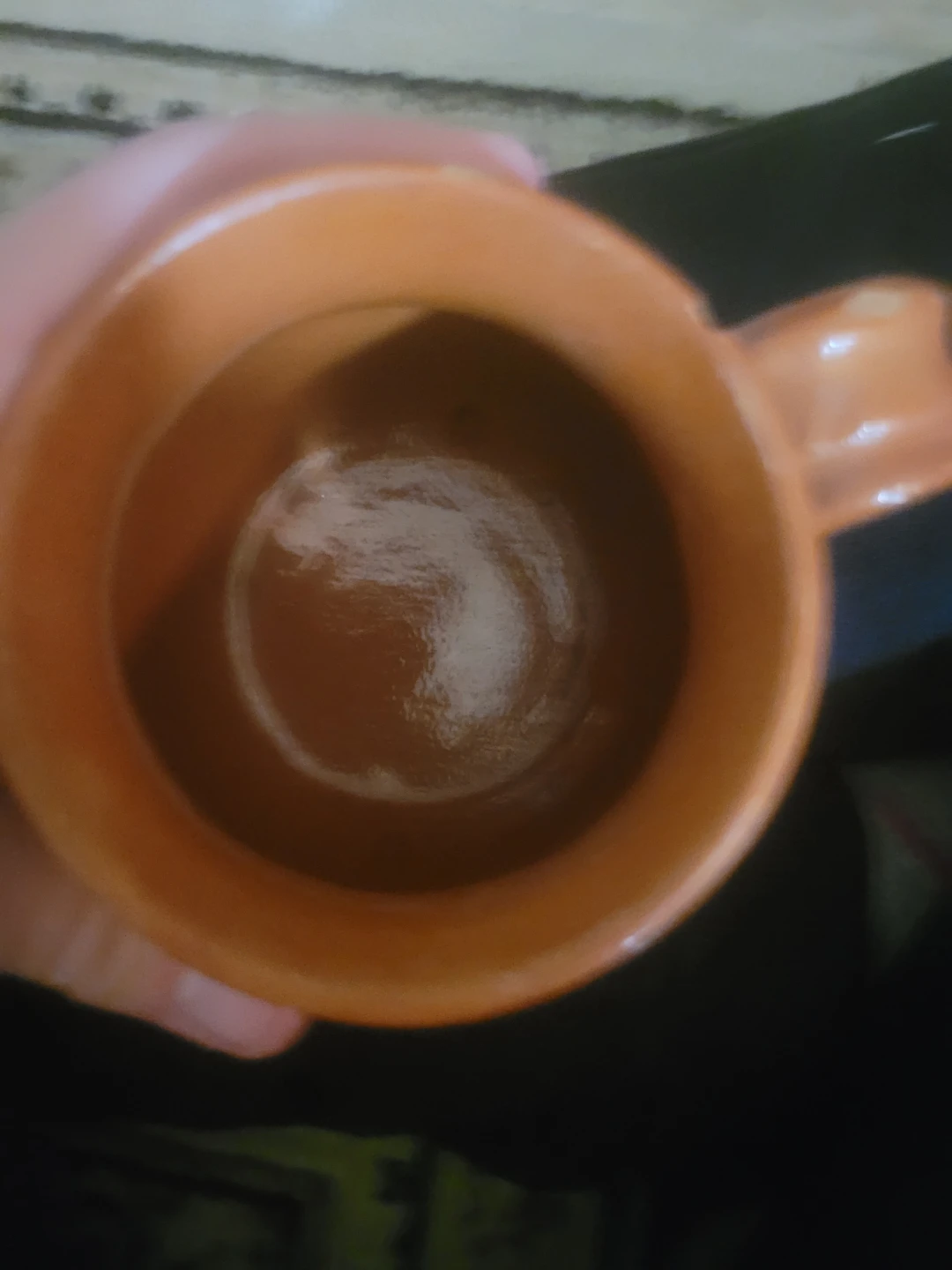 Orange Ceramic Mexican mug  with Black Design - photo 4