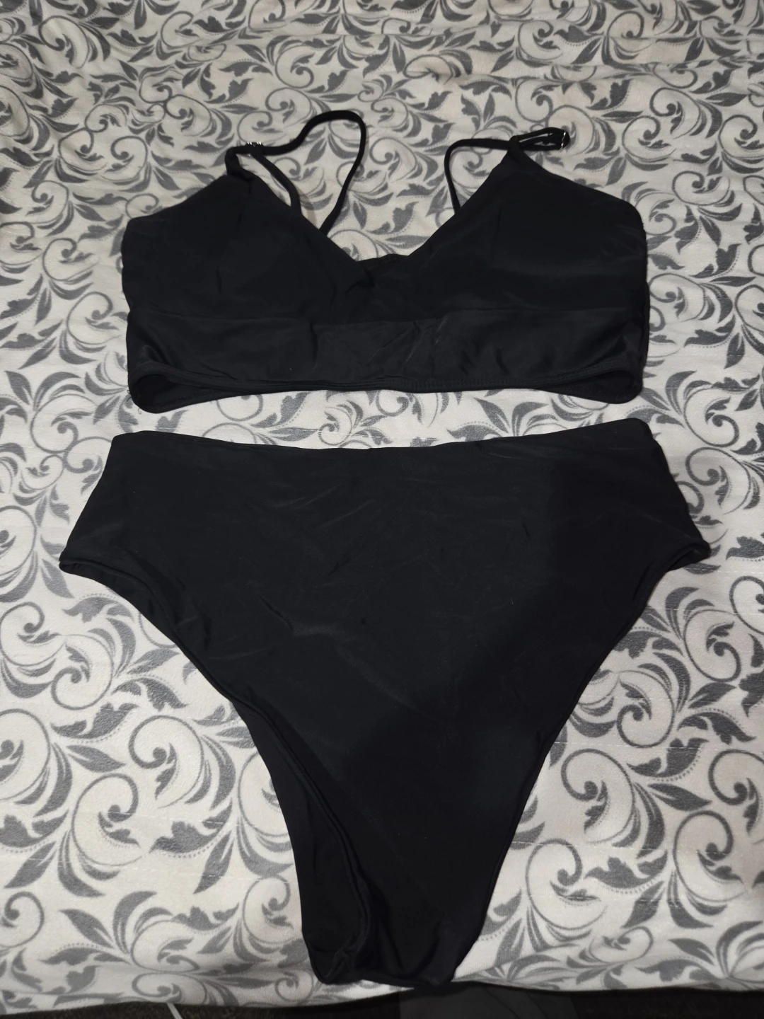 Black High-Waisted Bikini Set