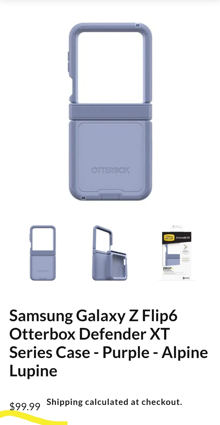 Samsung Galaxy Z Flip6 Otterbox Defender XT Series Case - photo 3