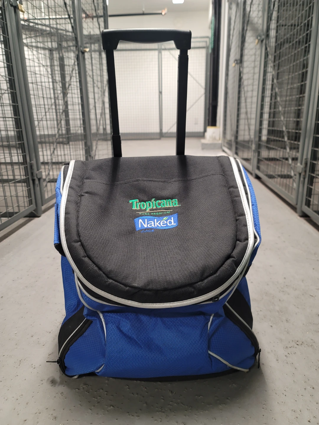 Tropicana Naked Juice Rolling Cooler Bag