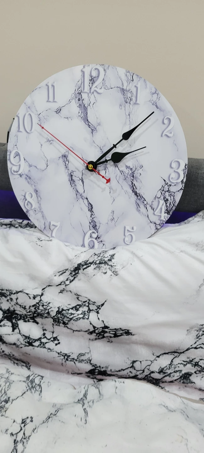 Marble look  Wall Clock - photo 2