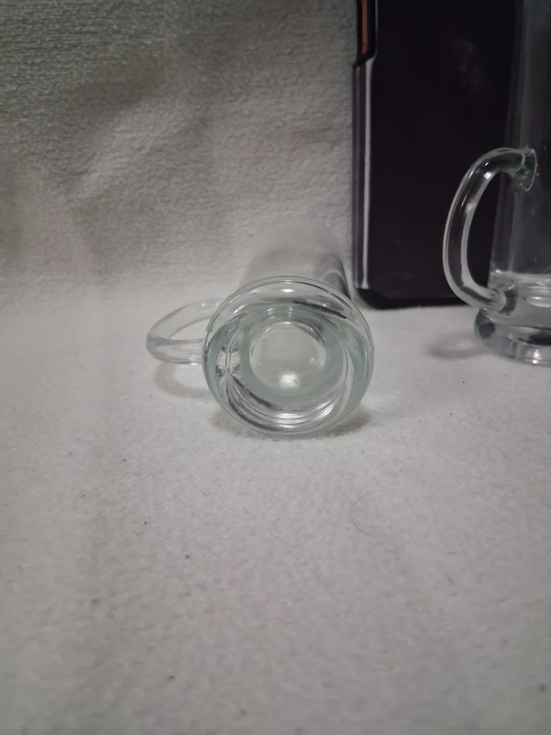 Set of 3 Clear Glass Shot Glasses with Handles - photo 3