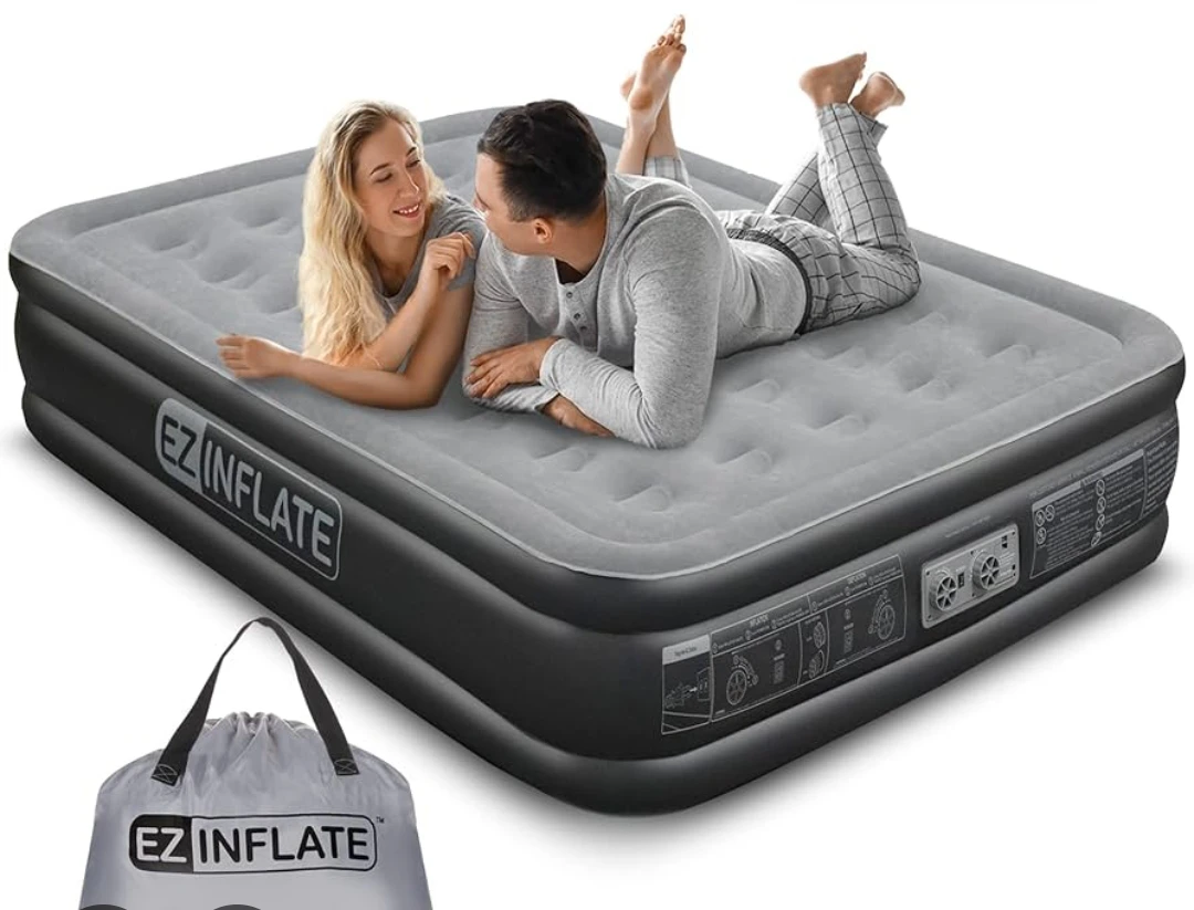 EZ Inflate twink Air Mattress with Built-in Pump - photo 2