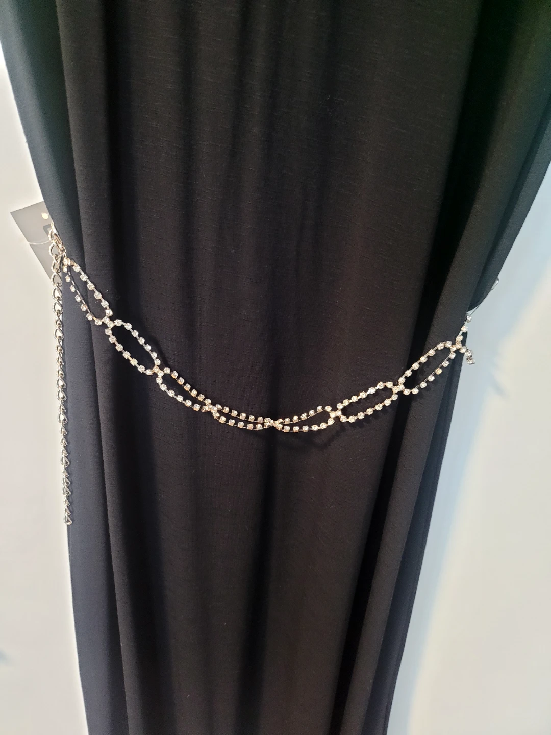 Rhinestone Chain Belt