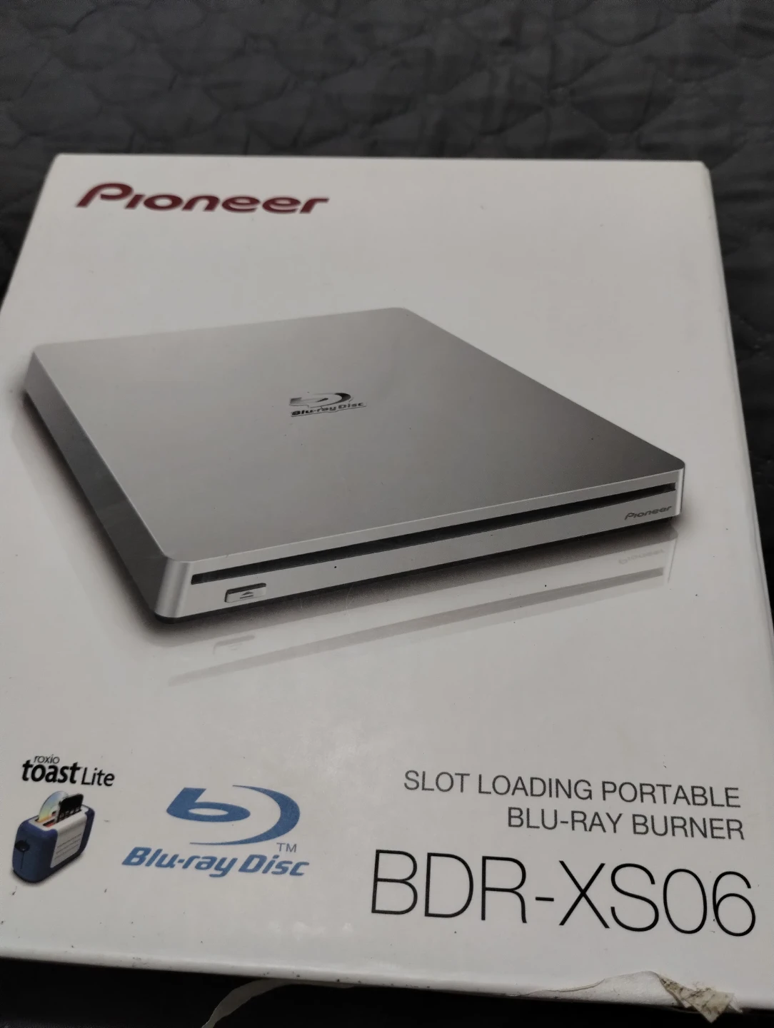Pioneer BDR-XS06 Slot Loading Portable Blu-Ray Burner