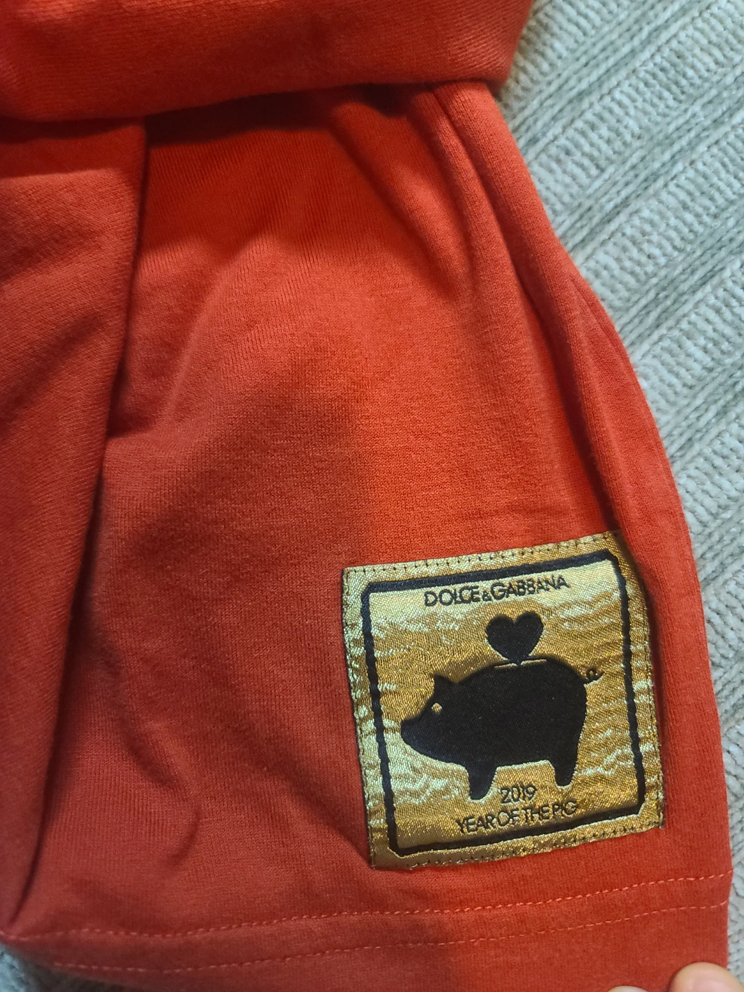 Dolce & Gabbana Red Pig Graphic T-Shirt - photo 5