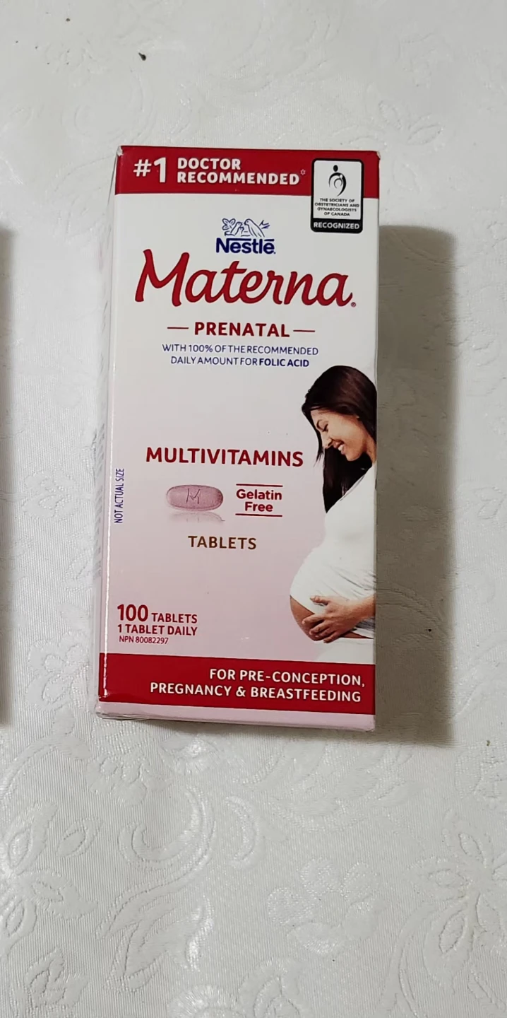 Nestle Materna Prenatal Multivitamins 100 Tablets