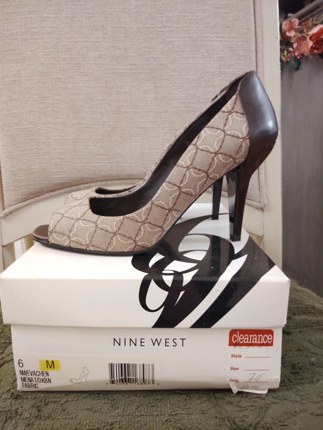 Nine West Women's Peep Toe Heels Size 6M - photo 2