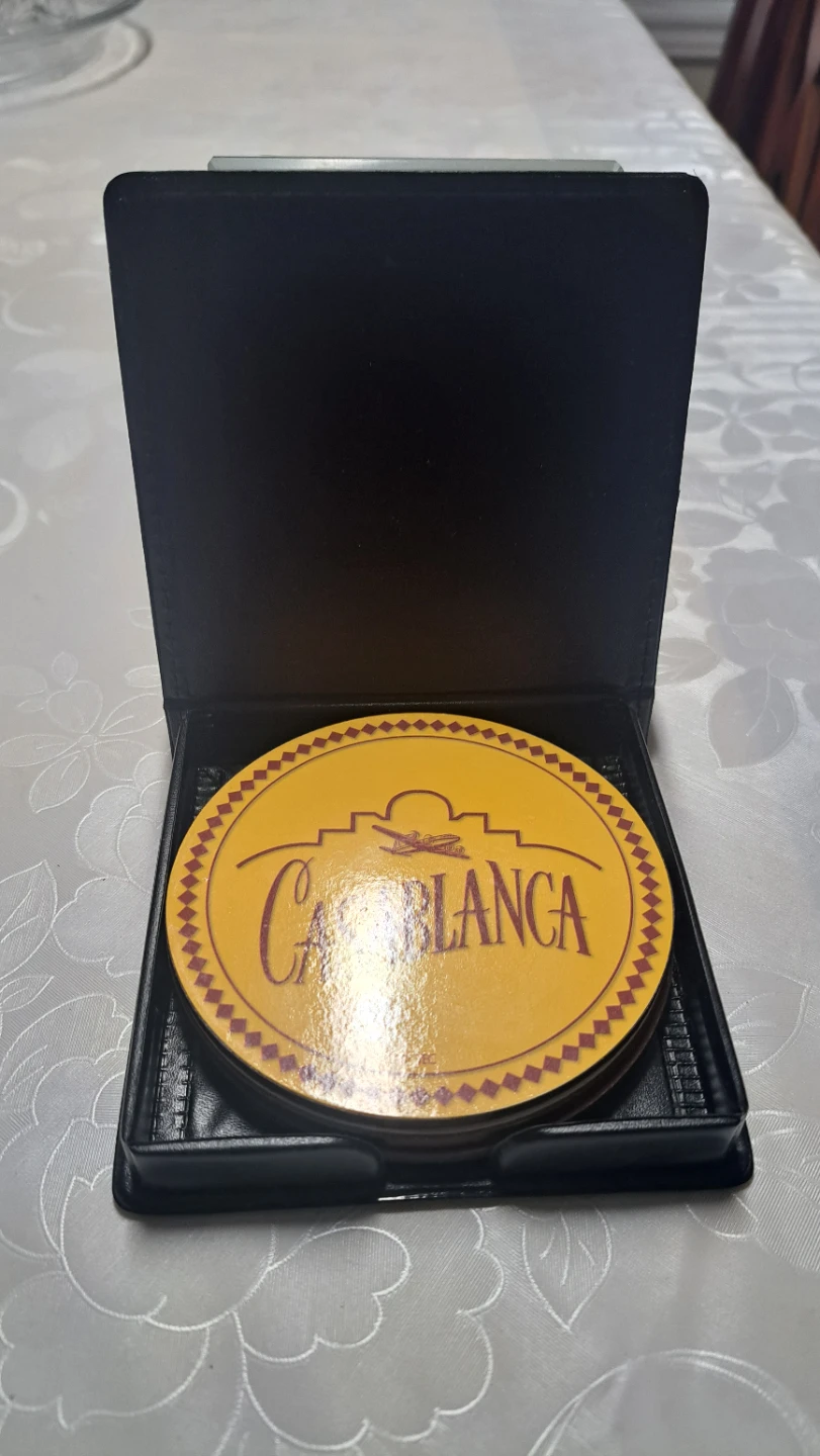 Casablanca Coasters Set with Holder - photo 3