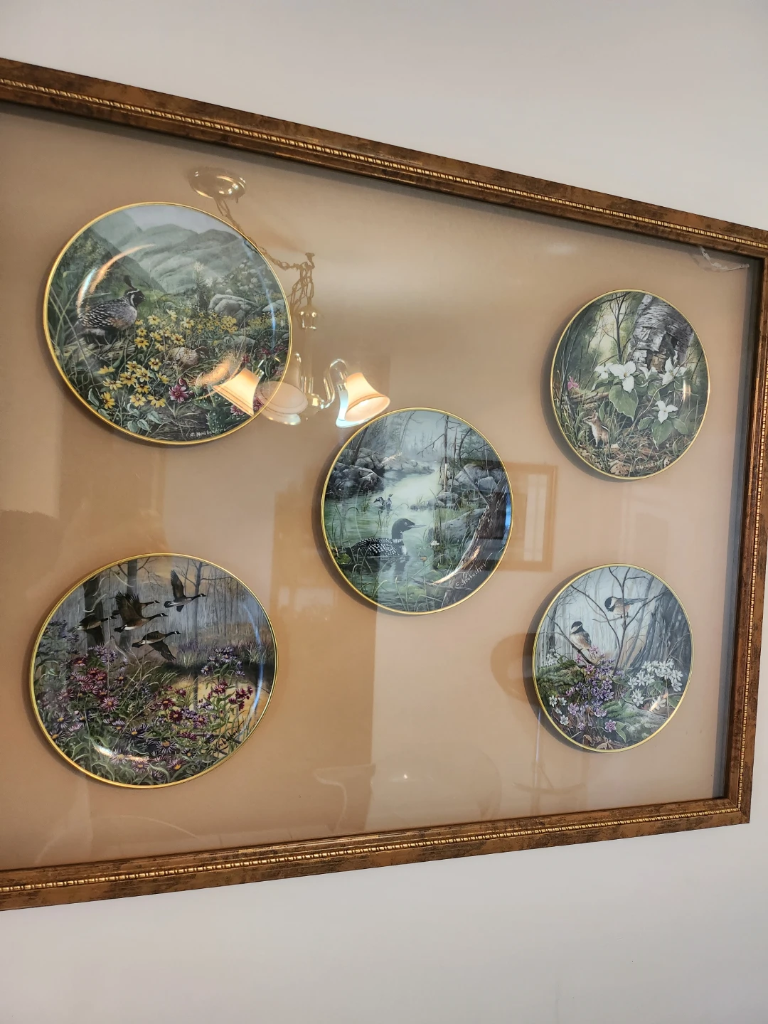 Porcelain plates art by Gerda Neubacher