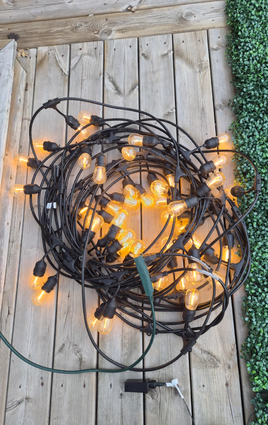 Outdoor Electric String Lights 2 sets