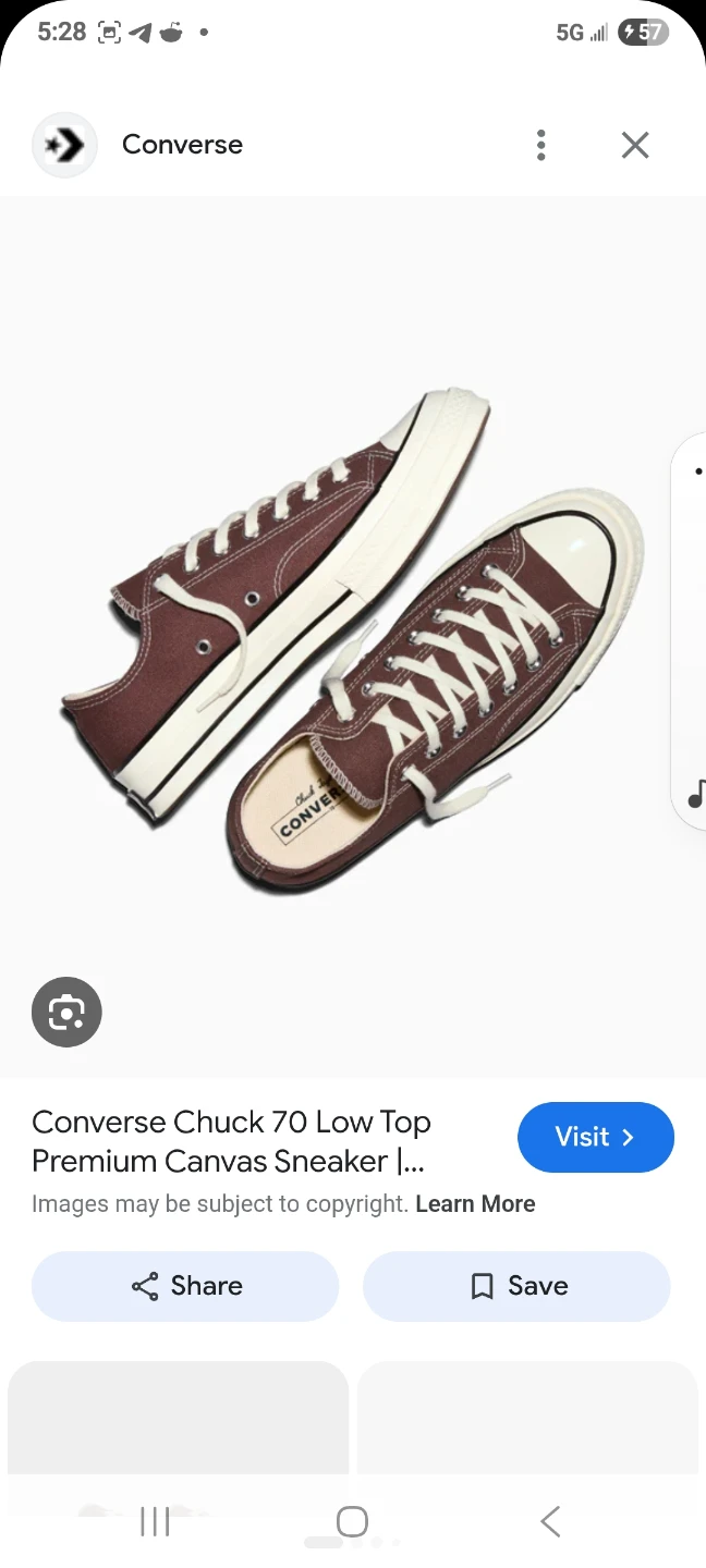 Brown Canvas Converse Chuck Taylor All-Stars