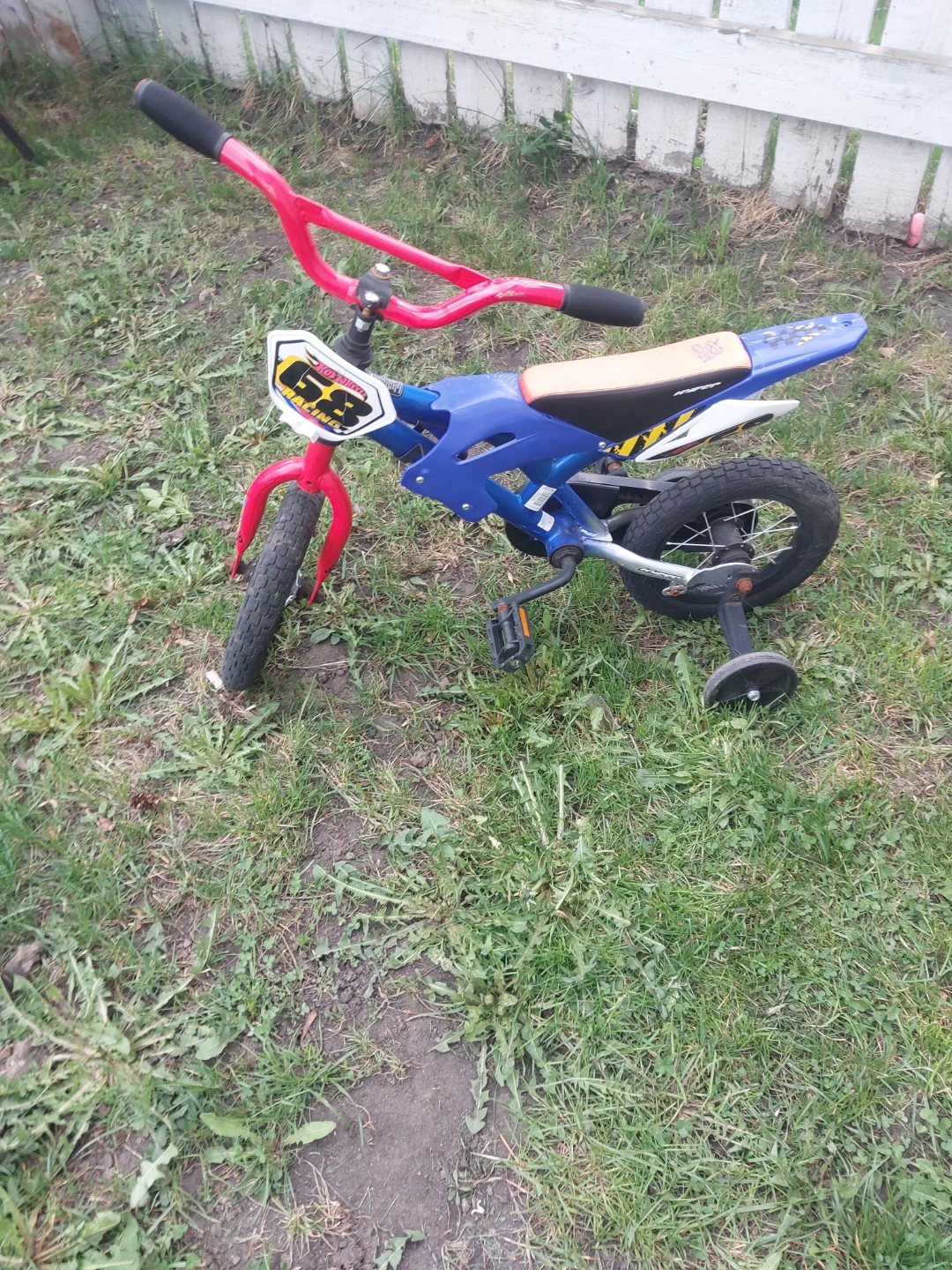Hot Wheels Kids Motorcycle Training Bike