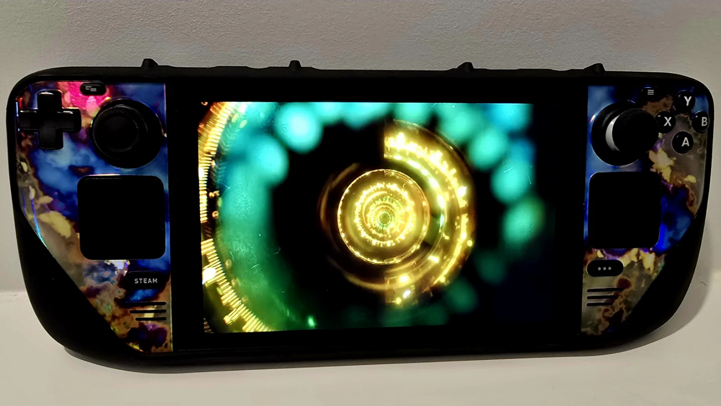 Upgraded Steam Deck 256GB LCD - dbrand Killswitch & Holo Skin - photo 2