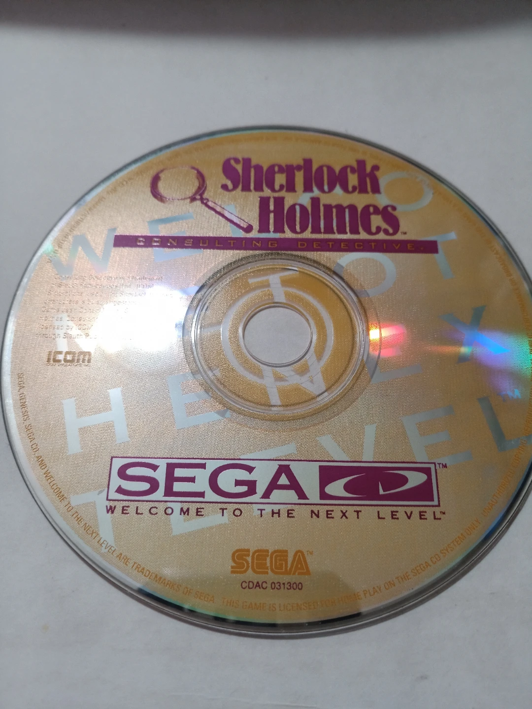 Sherlock Holmes Consulting Detective Sega CD Game