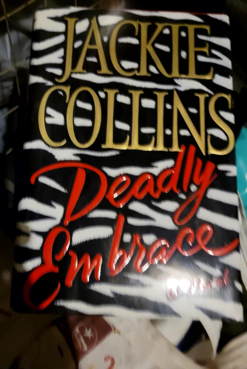 Jackie Collins Deadly Embrace Paperback Book🥕 freecylle