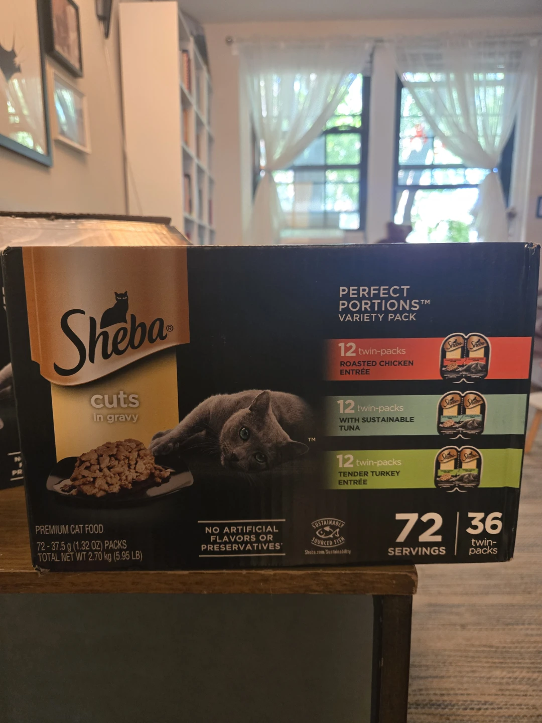 Sheba Perfect Portions Cat Food Variety Pack - 72 Count - photo 2