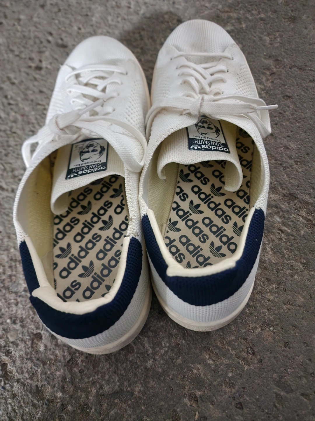 Adidas Stan Smith Knit Sneakers White Size 8 - photo 2