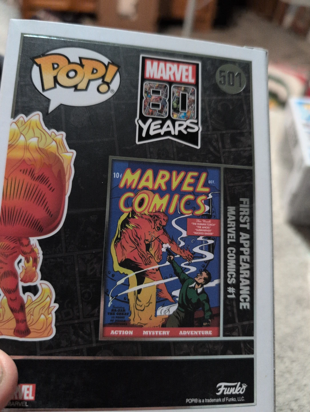 Funko Pop! Marvel The Original Human Torch 501 - photo 2