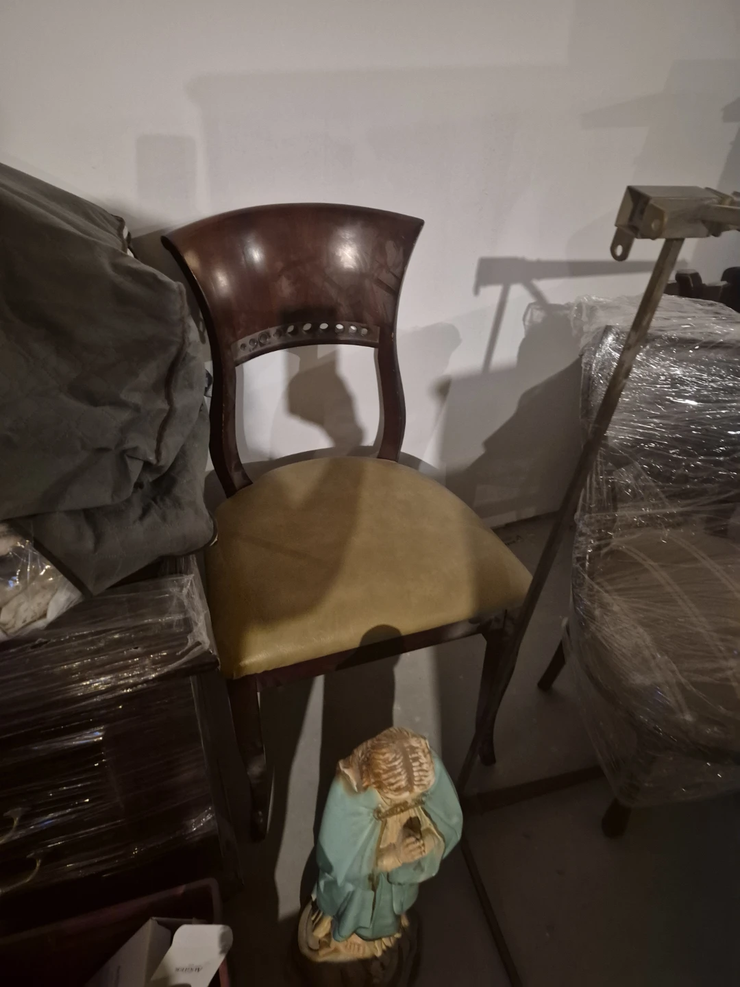 Wooden Dining Chair with Padded Seat - photo 2