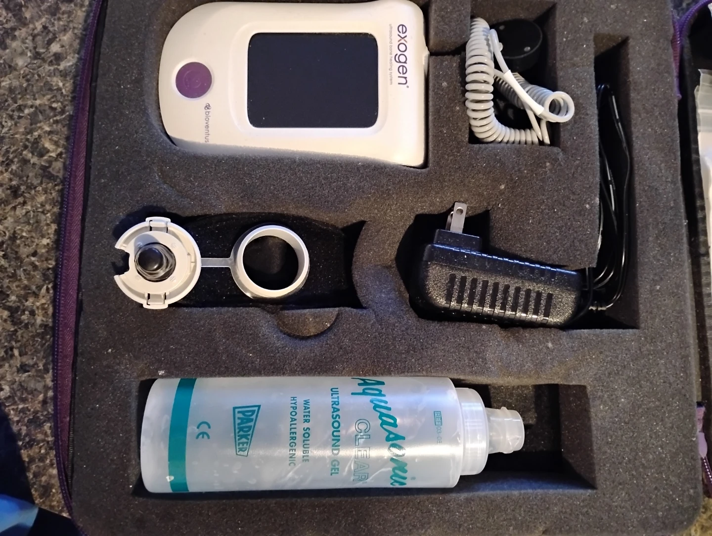 Exogen Ultrasound Bone Healing System with Accessories and Gel - photo 2
