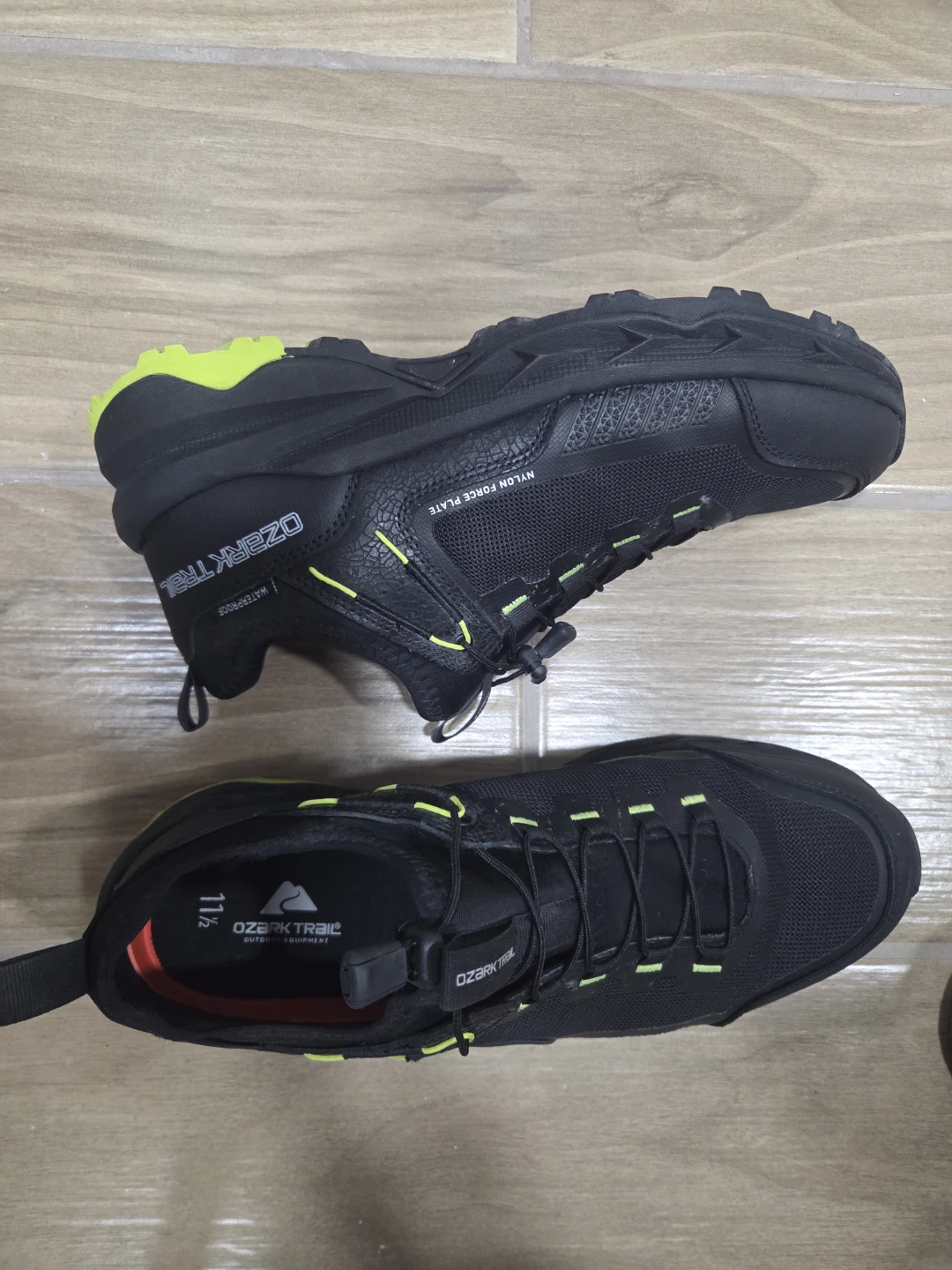 Ozark Trail Waterproof Trail Shoes - Black, Size 11.5 - photo 4