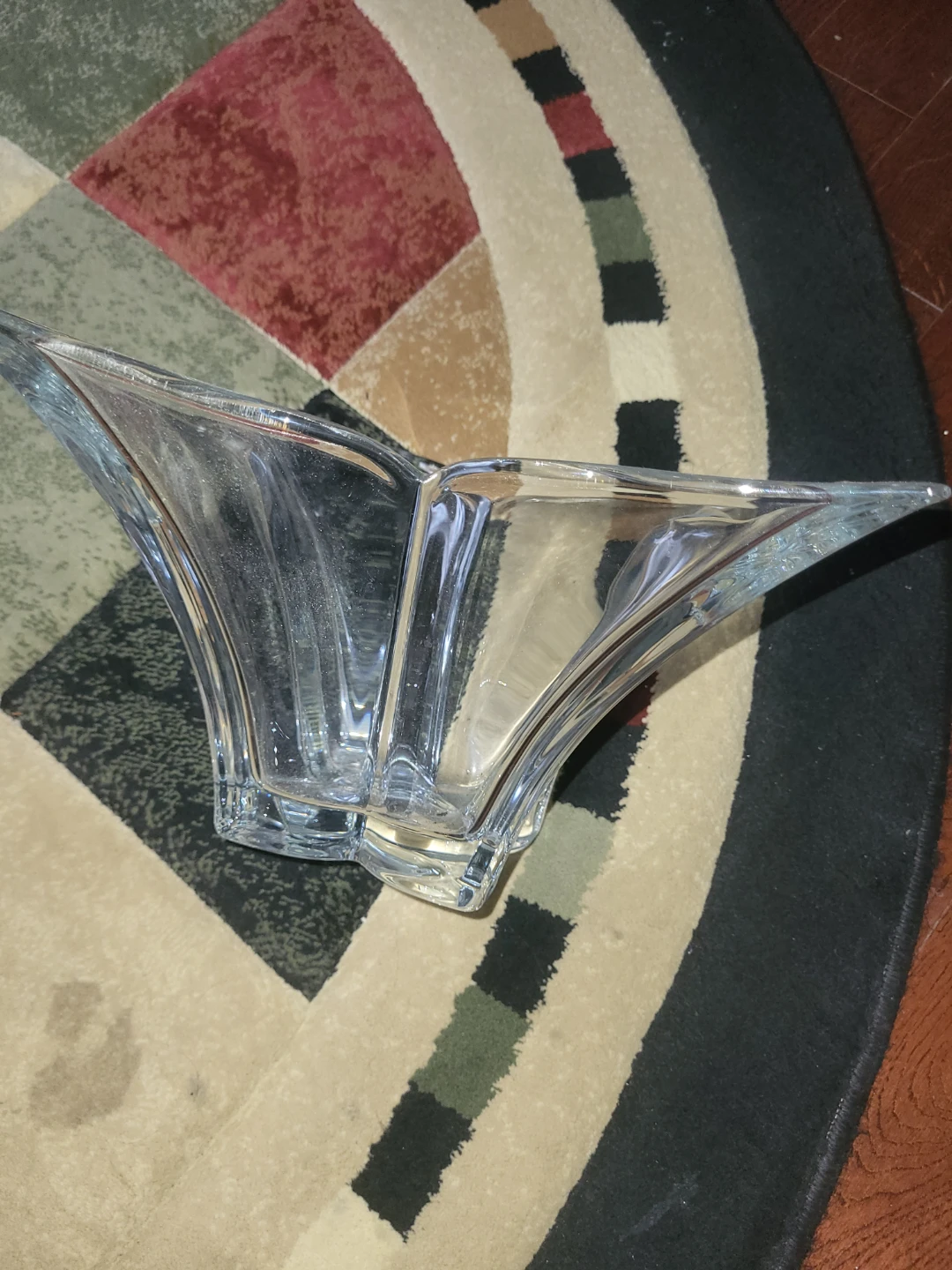 Clear Glass Decorative Bowl - photo 2