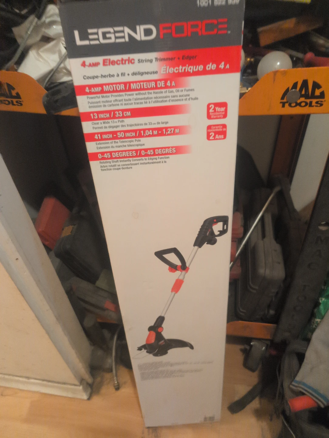 Legend Force 4-Amp Electric String Trimmer + Edger