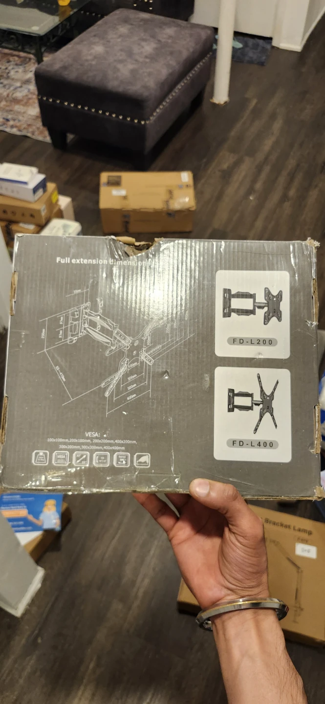 FD-L400 Full Motion Cantilever TV Mount - photo 3