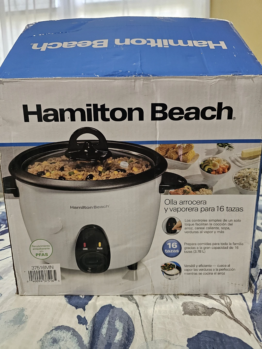 Hamilton Beach 16-Cup Rice Cooker and Steamer