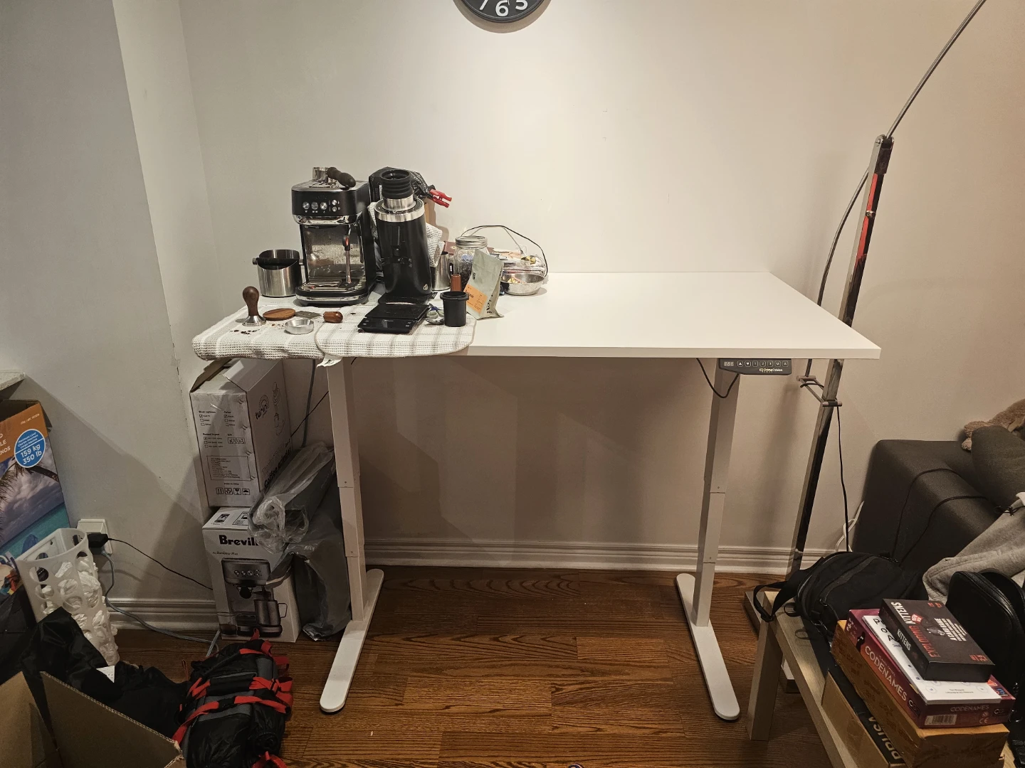 Standing Desk with Solid Wood Top