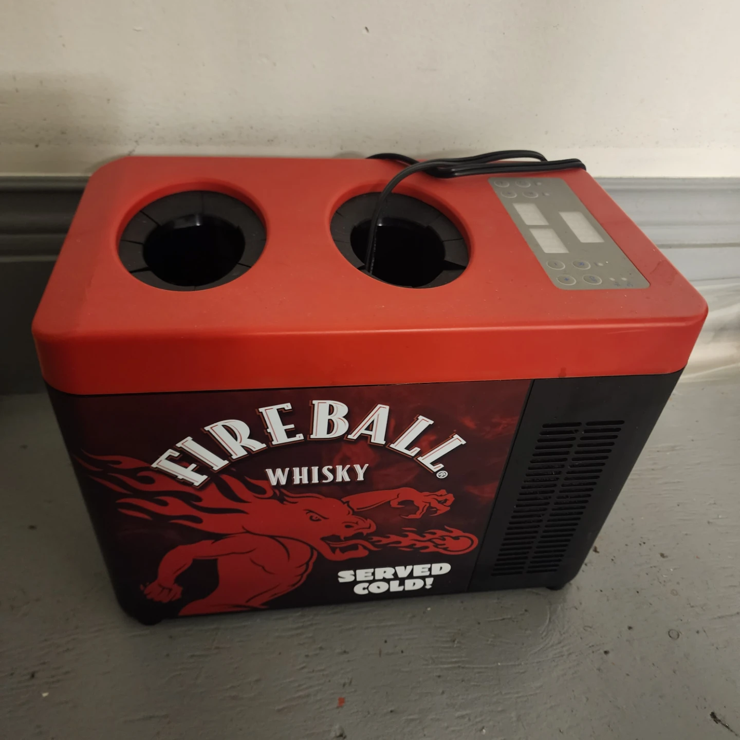 Fireball Whisky Mini Fridge Cooler