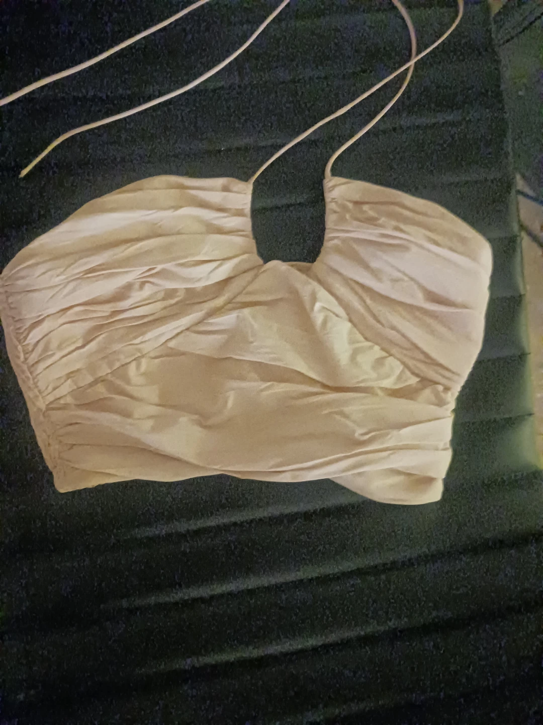 Zara Ruched Halter Top