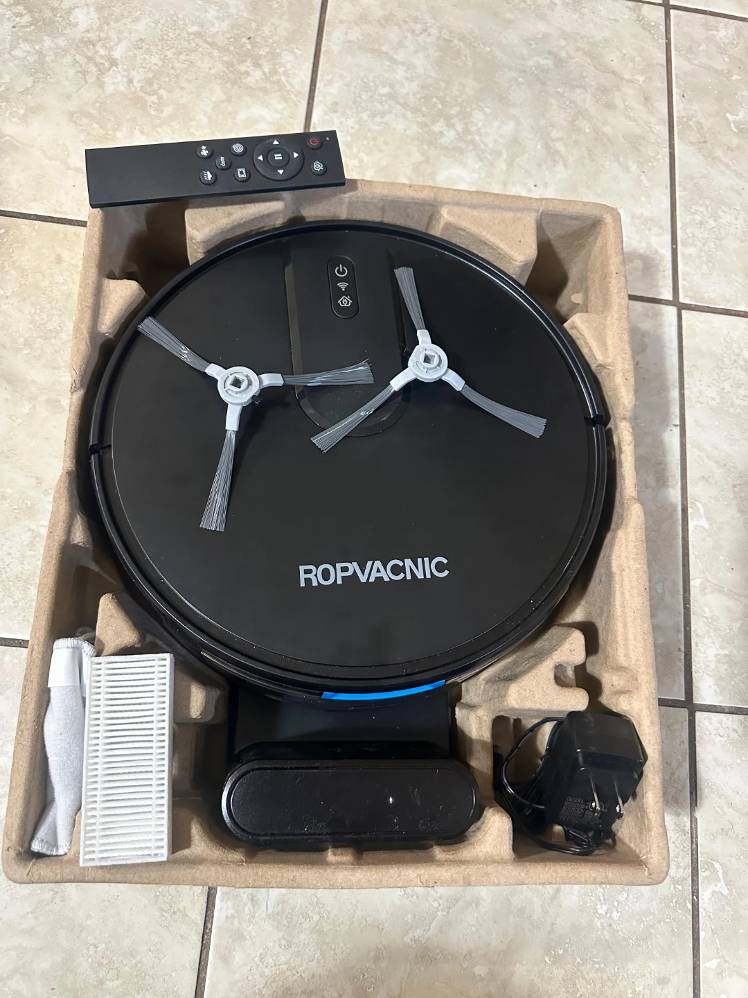 ROPVACNIC Robot Vacuum Cleaner with Remote