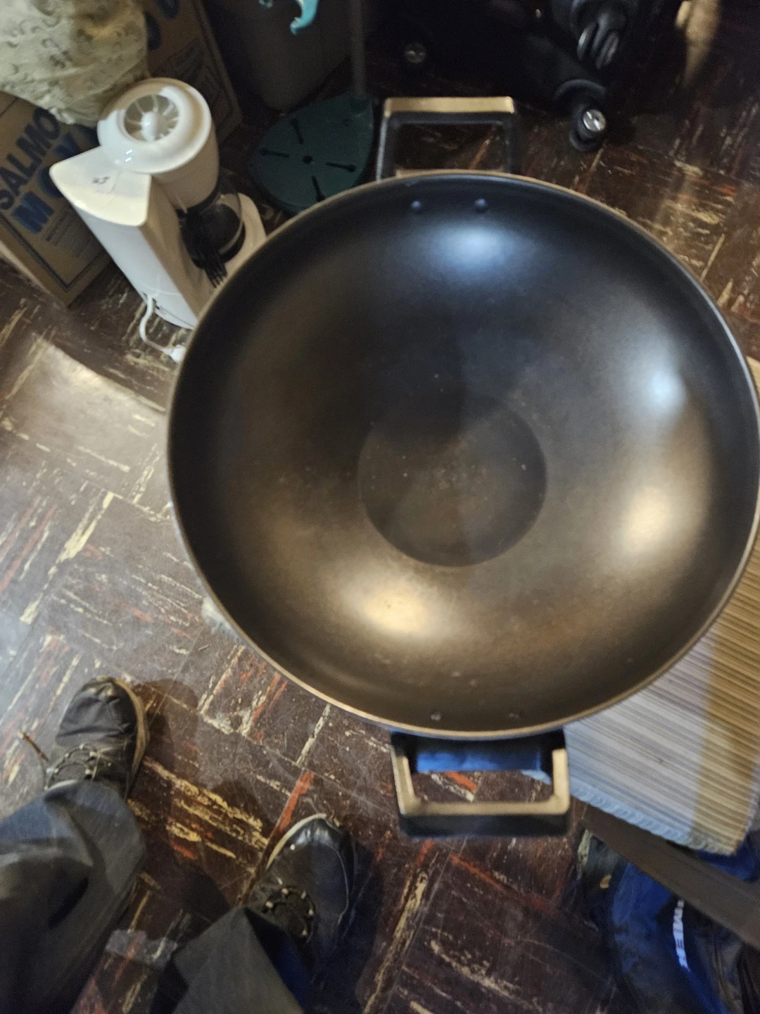 Electric Wok with Orange Lid - photo 4