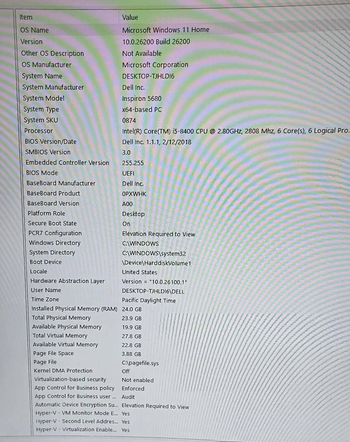 The Dell Inspiron 5680  desktop tower - photo 3