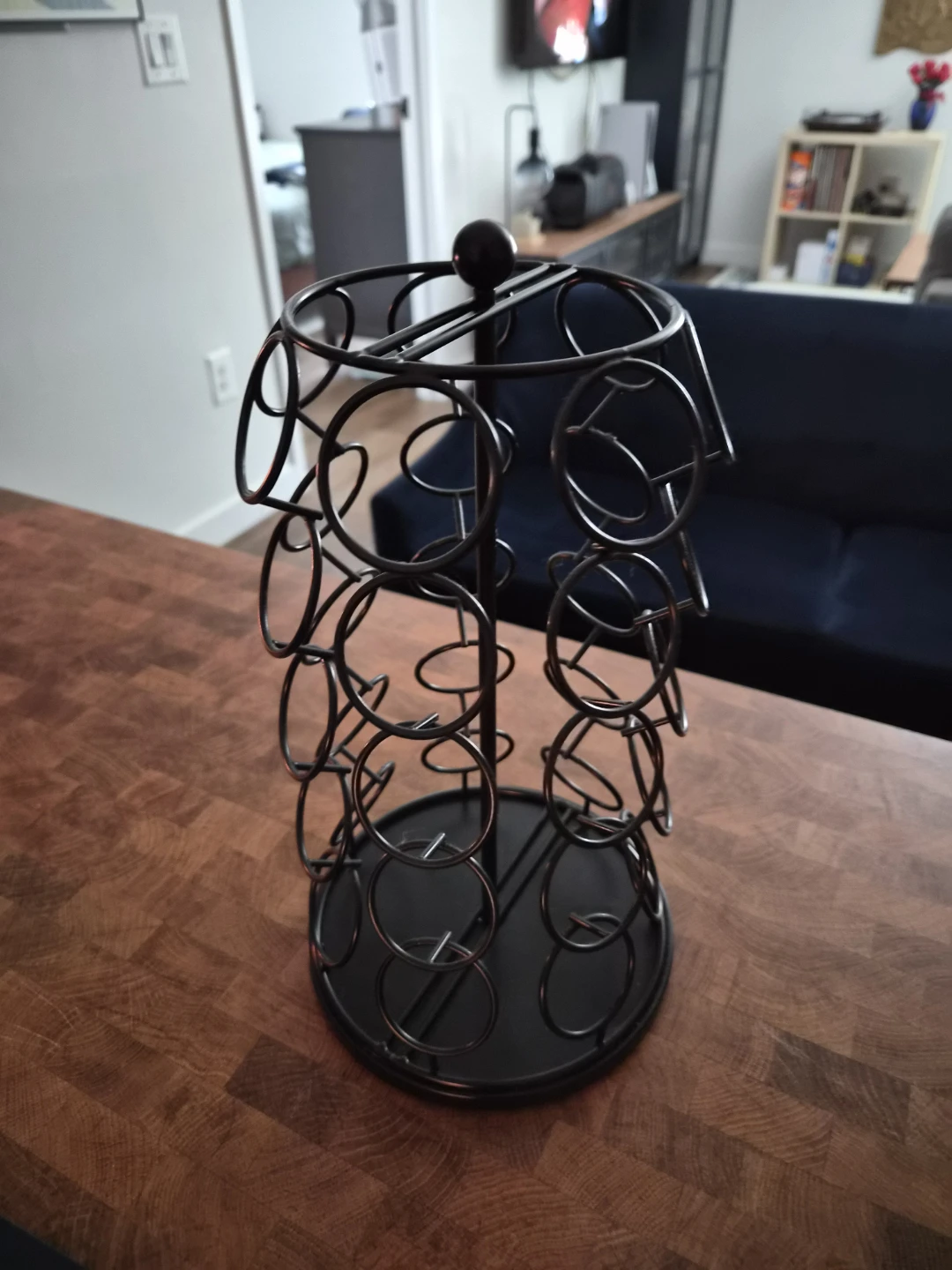 Black Metal K-Cup Coffee Pod Holder