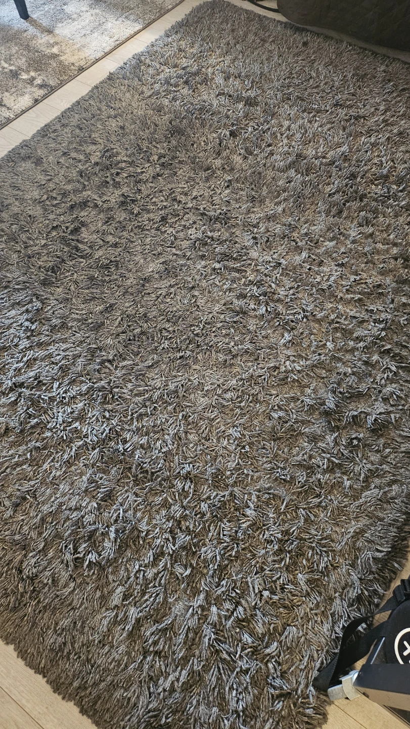 Shaggy Area Rug - Dark Grey - photo 3