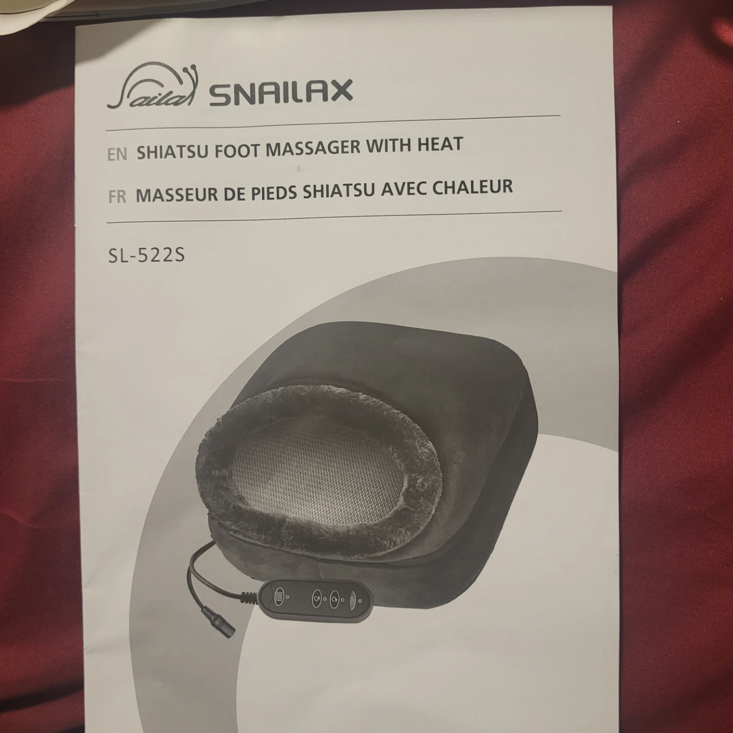 Snailax SL-522S Shiatsu Foot Massager with Heat - photo 3
