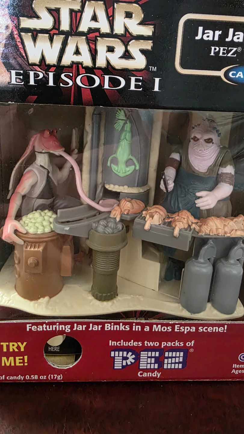 Star Wars Episode I Jar Jar Binks PEZ Hander - photo 2