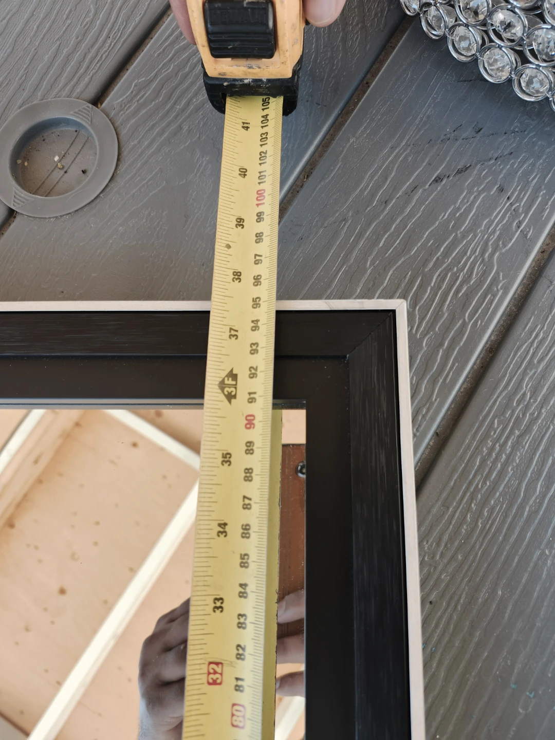 Black brown Framed Mirror - photo 4