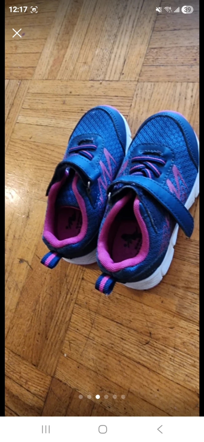 Blue & Pink Athletic Shoes