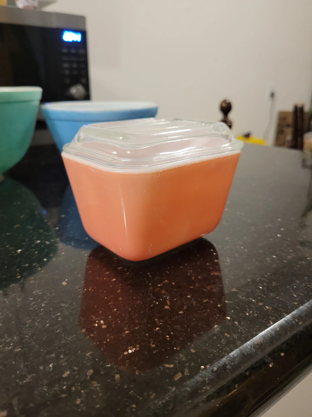 Vintage PYREX Primary Colours Mixing Bowls and Refrigerator Dish - photo 4