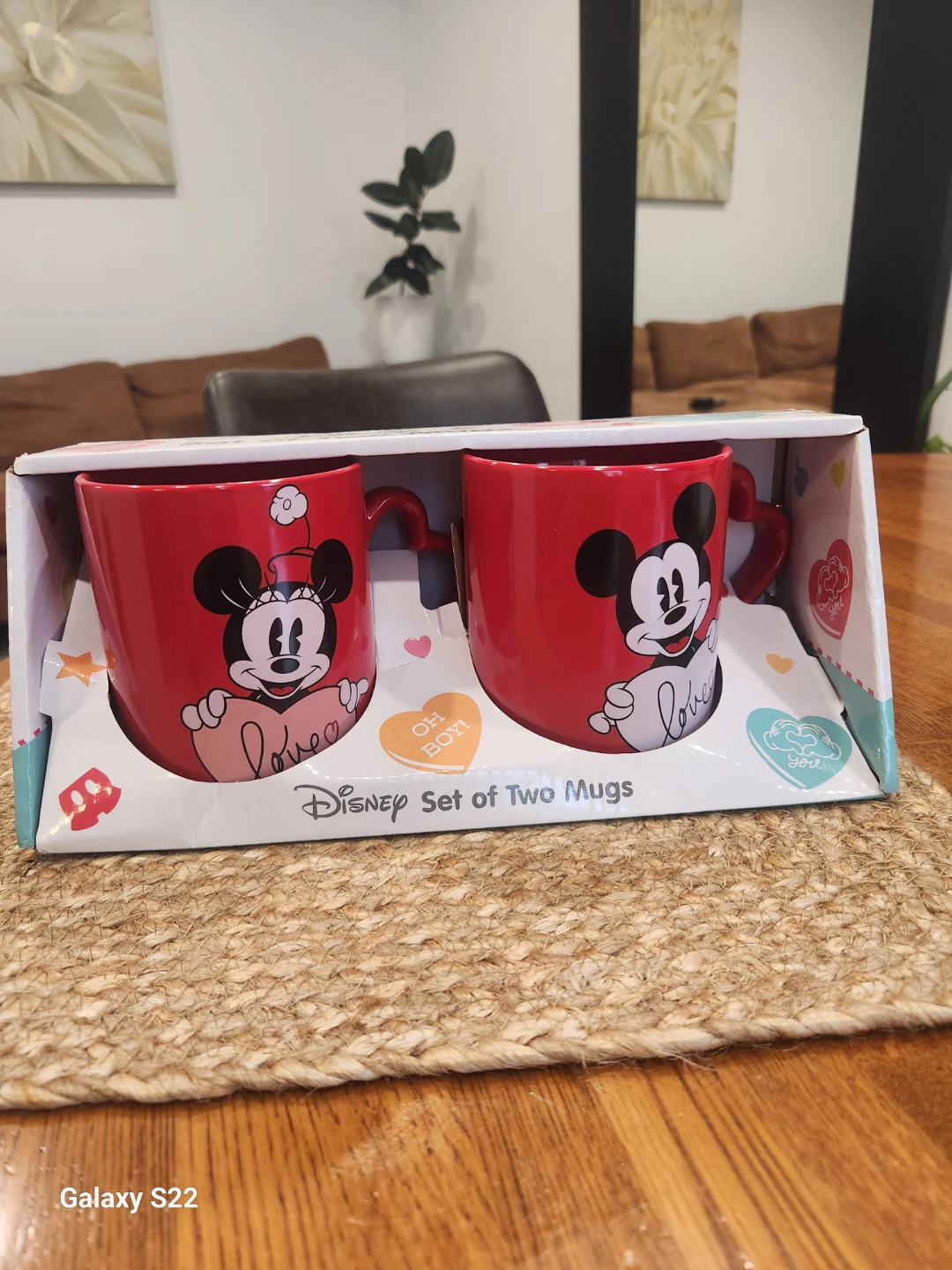 Disney Set of Two Mugs - Mickey & Minnie