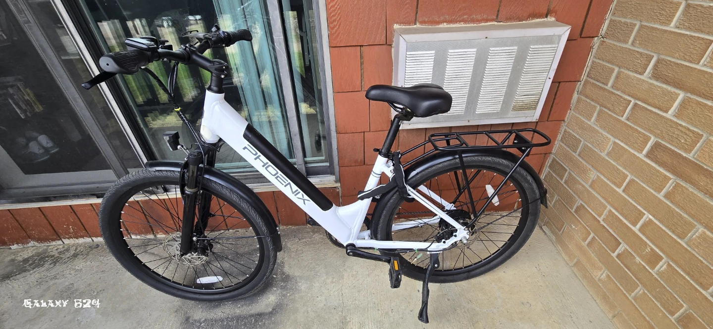 Phoenix Electric Bike - White/black - photo 2